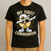 Communion Dabbing Wafer Funny 1st Communion T-Shirt