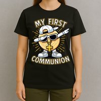 Communion Dabbing Wafer Funny 1st Communion T-Shirt