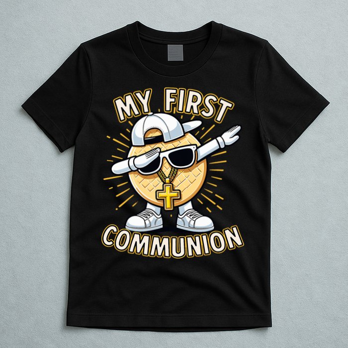 Communion Dabbing Wafer Funny 1st Communion T-Shirt