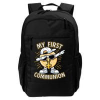 Communion Dabbing Wafer Funny 1st Communion Backpack