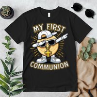 Communion Dabbing Wafer Funny 1st Communion Premium T-Shirt