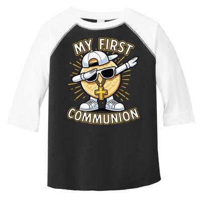 Communion Dabbing Wafer Funny 1st Communion Toddler Fine Jersey T-Shirt