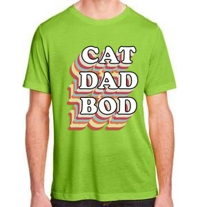 Cat Dad Workout Fitness Gym Funny Gift For Cat Dads Cat Dad Bod Gift Adult ChromaSoft Performance T-Shirt