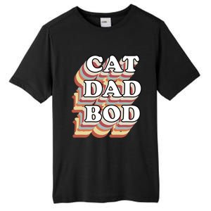 Cat Dad Workout Fitness Gym Funny Gift For Cat Dads Cat Dad Bod Gift Tall Fusion ChromaSoft Performance T-Shirt