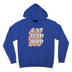 Cat Dad Workout Fitness Gym Funny Gift For Cat Dads Cat Dad Bod Gift Tall Hoodie