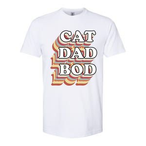 Cat Dad Workout Fitness Gym Funny Gift For Cat Dads Cat Dad Bod Gift Softstyle CVC T-Shirt