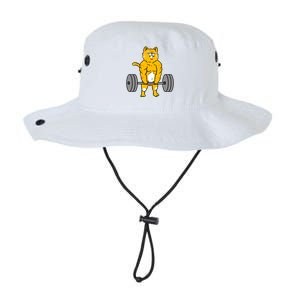 Cat Deadlift Weightlifting Cat Gift Legacy Cool Fit Booney Bucket Hat