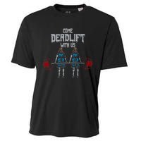 Come Deadlift With Us Weightlifting Bodybuilding Gym Fitness Cooling Performance Crew T-Shirt