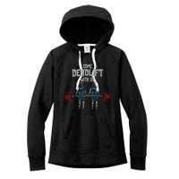 Come Deadlift With Us Weightlifting Bodybuilding Gym Fitness Women's Fleece Hoodie