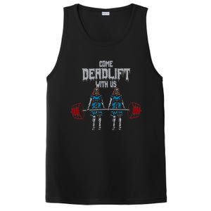 Come Deadlift With Us Weightlifting Bodybuilding Gym Fitness PosiCharge Competitor Tank