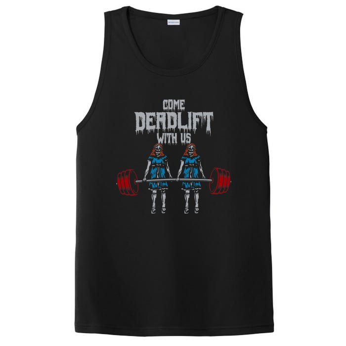 Come Deadlift With Us Weightlifting Bodybuilding Gym Fitness PosiCharge Competitor Tank