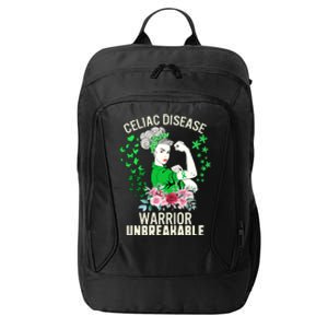 Celiac Disease Warrior Unbreakable Awareness Strong Gift City Backpack