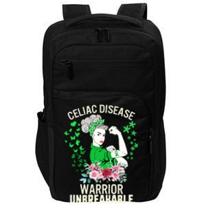 Celiac Disease Warrior Unbreakable Awareness Strong Gift Impact Tech Backpack