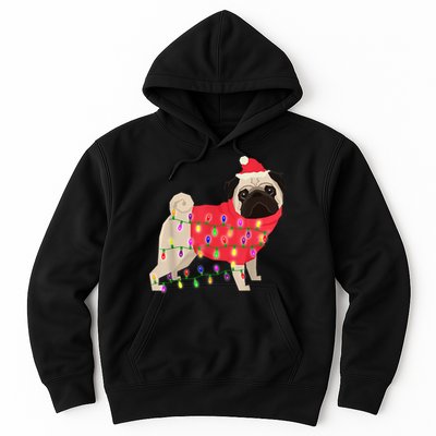 Christmas Dog Xmas Lights Hoodie