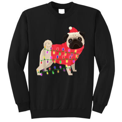 Christmas Dog Xmas Lights Sweatshirt