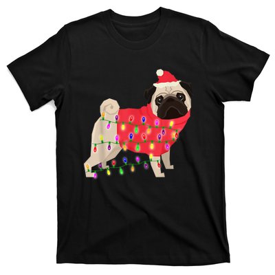 Christmas Dog Xmas Lights T-Shirt