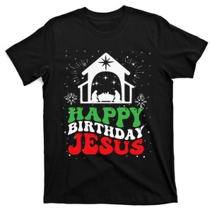 Christmas Day Xmas Happy Birthday Jesus T-Shirt