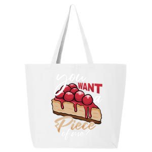 Cheesecake Day You Want A Piece Of Me Funny Cheese Cake Gift 25L Jumbo Tote