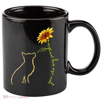 Cute Dog You Are My Sunshine German Shepherd 11oz C Handle Ceramic Mug