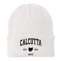 Calcutta Est 1810 Ohio Oh Vintage Established Athletic Sports Design Knit Cap Winter Beanie