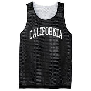 California Est 1850 Distressed Worn Design Classic Mesh Reversible Basketball Jersey Tank