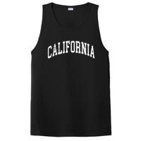 California Est 1850 Distressed Worn Design Classic PosiCharge Competitor Tank