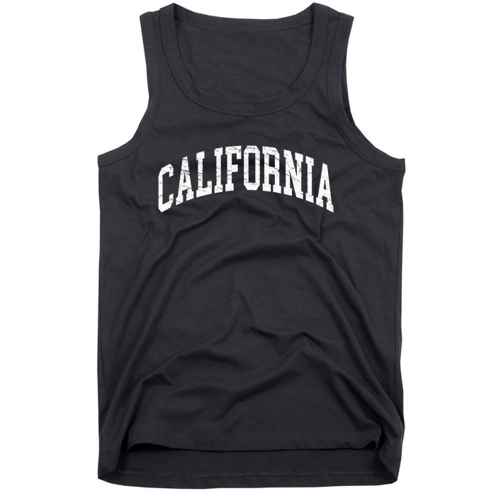 California Est 1850 Distressed Worn Design Classic Tank Top