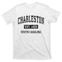 Charleston Est 1670 South Carolina Sc Vintage Established Sports T-Shirt