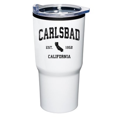 Carlsbad Est 1952 California Ca Vintage Established Sports Design Tumbler