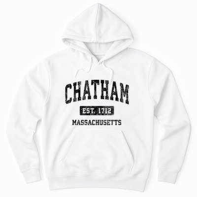 Chatham Est 1712 Massachusetts Ma Vintage Established Athletic Sports Design Hoodie