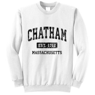 Chatham Est 1712 Massachusetts Ma Vintage Established Athletic Sports Design Sweatshirt
