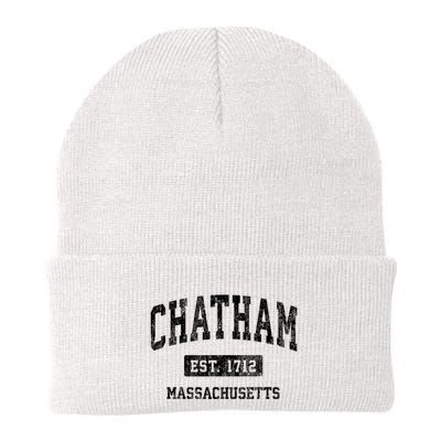 Chatham Est 1712 Massachusetts Ma Vintage Established Athletic Sports Design Beanie