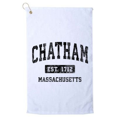 Chatham Est 1712 Massachusetts Ma Vintage Established Athletic Sports Design Golf Towel