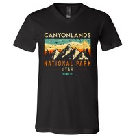 Canyonlands Est. 1964 Vintage Retro Utah National Park V-Neck T-Shirt