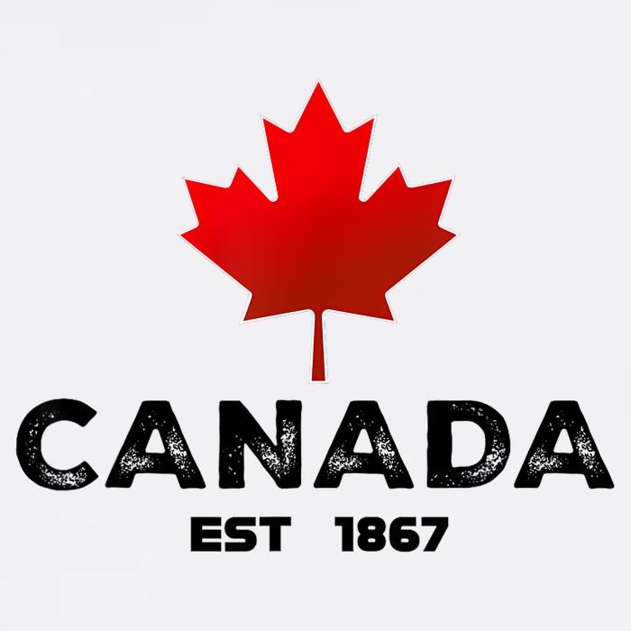 Canada Est 1867 Proud Canadian Vintage Maple Leaf Beanie