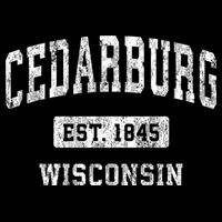 Cedarburg Est 1845 Wisconsin Wi Vintage Sports Established Design Button