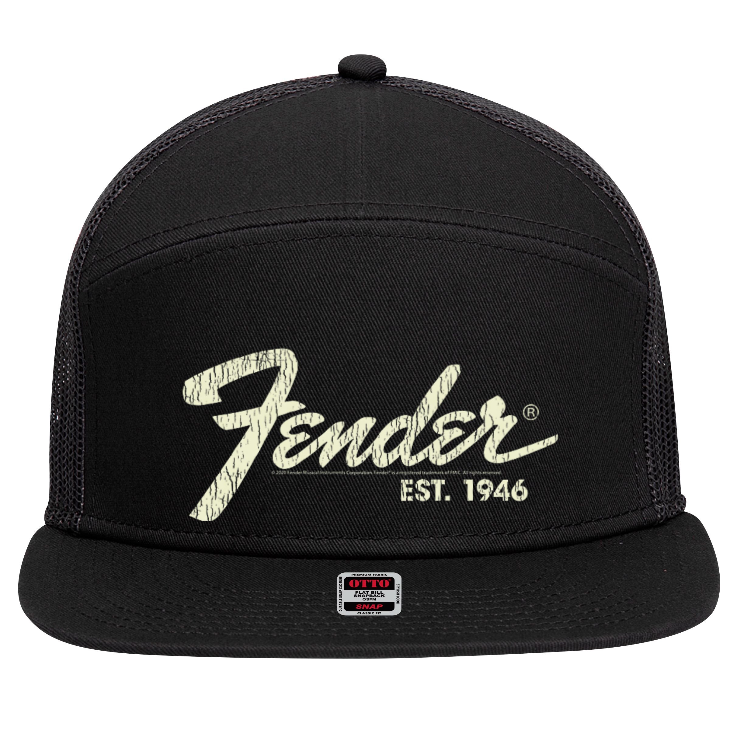 Classic Est. 1946 7 Panel Mesh Trucker Snapback Hat