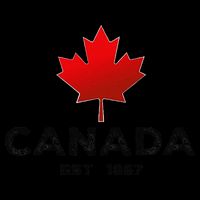 Canada Est 1867 Proud Canadian Vintage Maple Leaf Merch .Png Backpack