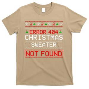 Computer Error 404 Ugly Christmas Funny Not Found Pajama T-Shirt