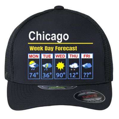 Chicago Erratic 5 Day Weather Forecast Flexfit Unipanel Trucker Cap