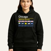Chicago Erratic 5 Day Weather Forecast Hoodie