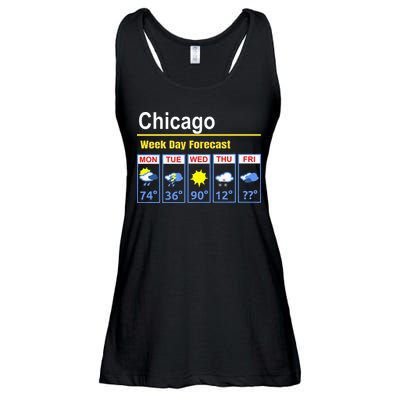 Chicago Erratic 5 Day Weather Forecast Ladies Essential Flowy Tank