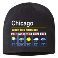 Chicago Erratic 5 Day Weather Forecast Sustainable Beanie