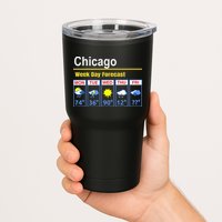 Chicago Erratic 5 Day Weather Forecast Tumbler