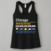 Chicago Erratic 5 Day Weather Forecast Womens Tank Top