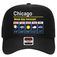 Chicago Erratic 5 Day Weather Forecast Trucker Hat