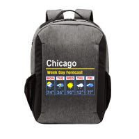 Chicago Erratic 5 Day Weather Forecast Vector Backpack