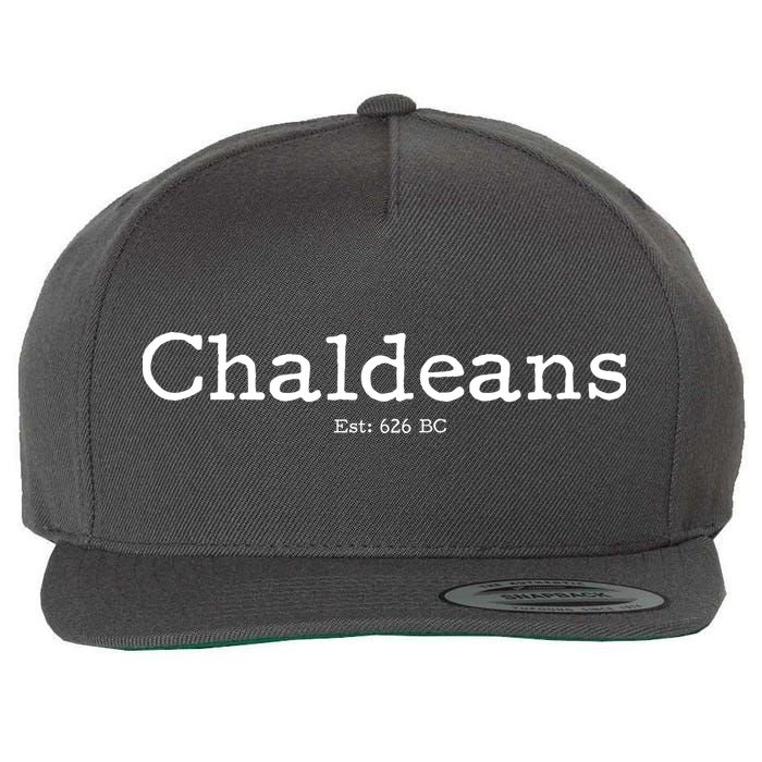 Chaldeans Established 626 BC Wool Snapback Cap