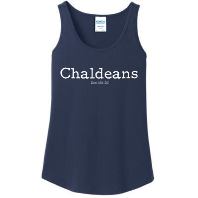 Chaldeans Established 626 BC Ladies Essential Tank