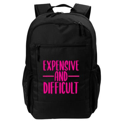 Cute Expensive And Difficult Funny Womens Teens Bougee Backpack